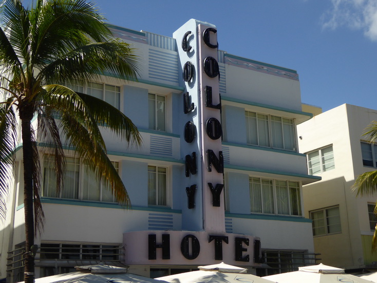 Miami Ocean Drive Art Deco  Hotels Art Deco