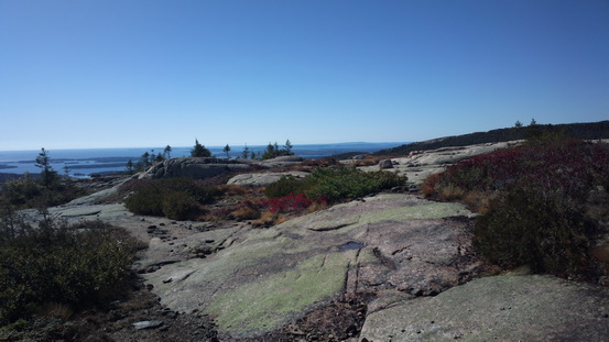 Wanderung im Acadia-Nationalpark  Cadillac Mountain NP  Hiking Trail from Otter Cove to Top