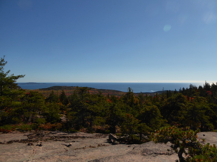   Wanderung im Acadia-Nationalpark  Cadillac Mountain NP  Hiking Trail from Otter Cove to TopWanderung im Acadia-Nationalpark  Cadillac Mountain NP  Hiking Trail from Otter Cove to Top