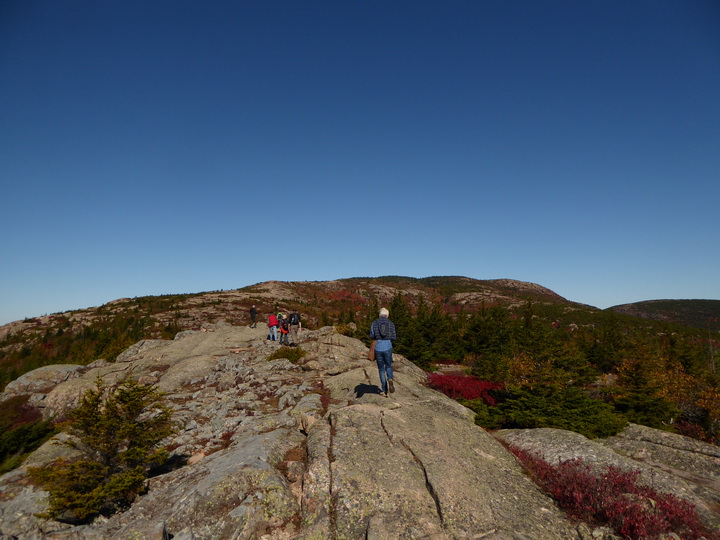 Wanderung im Acadia-Nationalpark  Cadillac Mountain NP  Hiking Trail from Otter Cove to Top