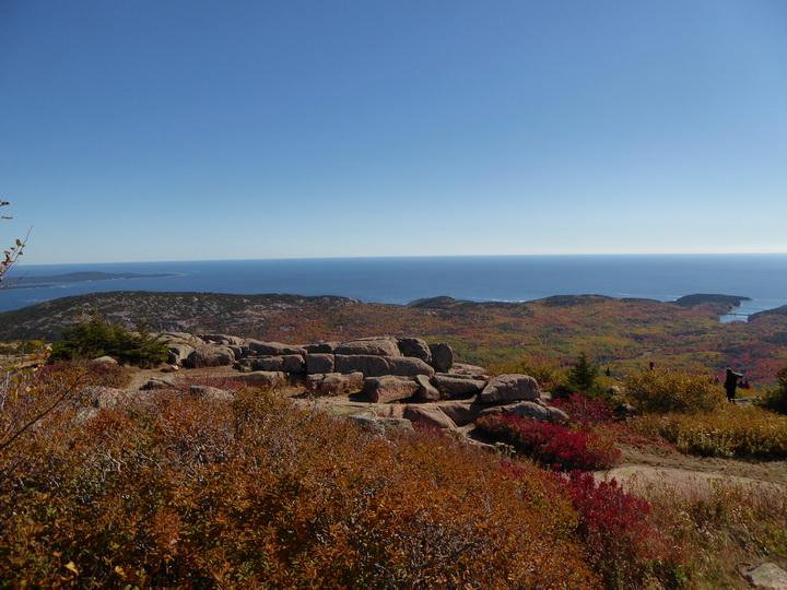 Wanderung im Acadia-Nationalpark  Cadillac Mountain NP  Hiking Trail from Otter Cove to Top