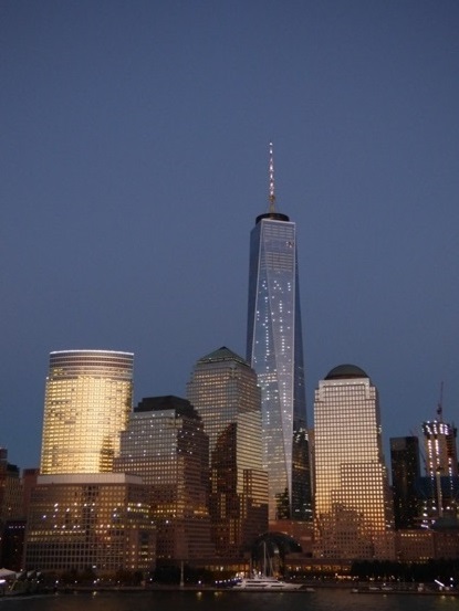 New York City 48 Hudson River und der Financial District