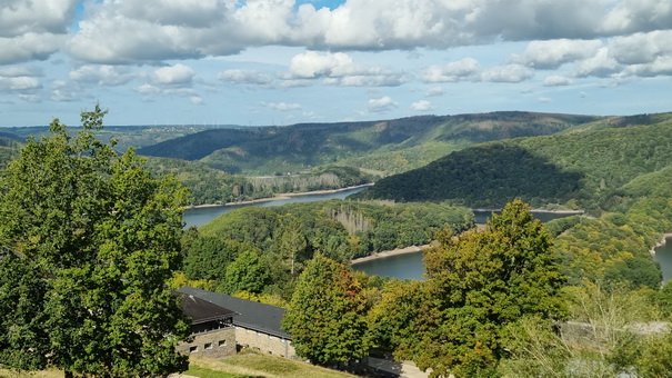 Vogelsang Eifel Urfttalsperre  Ordensburg Museum Kormoranhalbinsel 