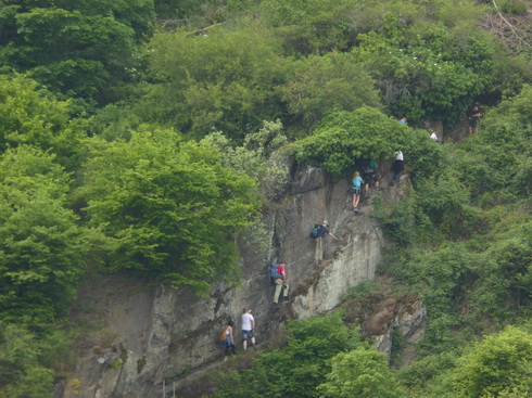 Mit dem Schiff Stolzenfels von Braubach nach  Rüdesheim 