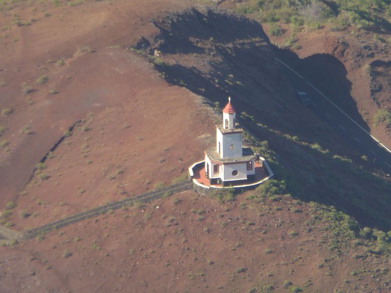 Hotelito  Ida Ines El Golfo  Fontera Kirche Iglesia vom Mirador 