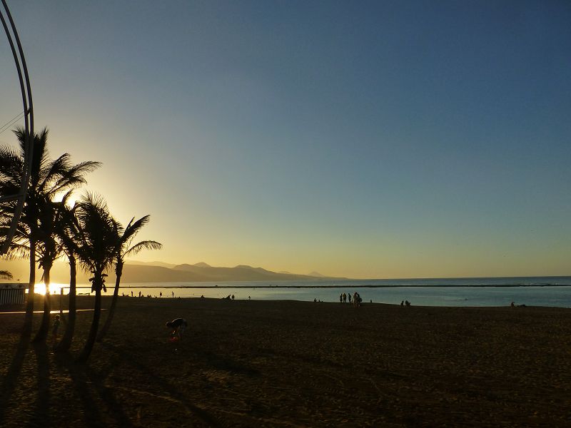 Las Palmas Gran Canaria las canteras sundowner