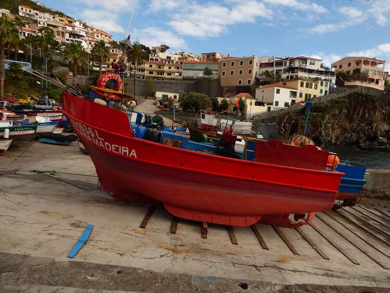 Madeira   camara de lobos Bucht der Seelwen Churchillbucht der madeirensische Fischerort Lieblingsort von Winston Churchill