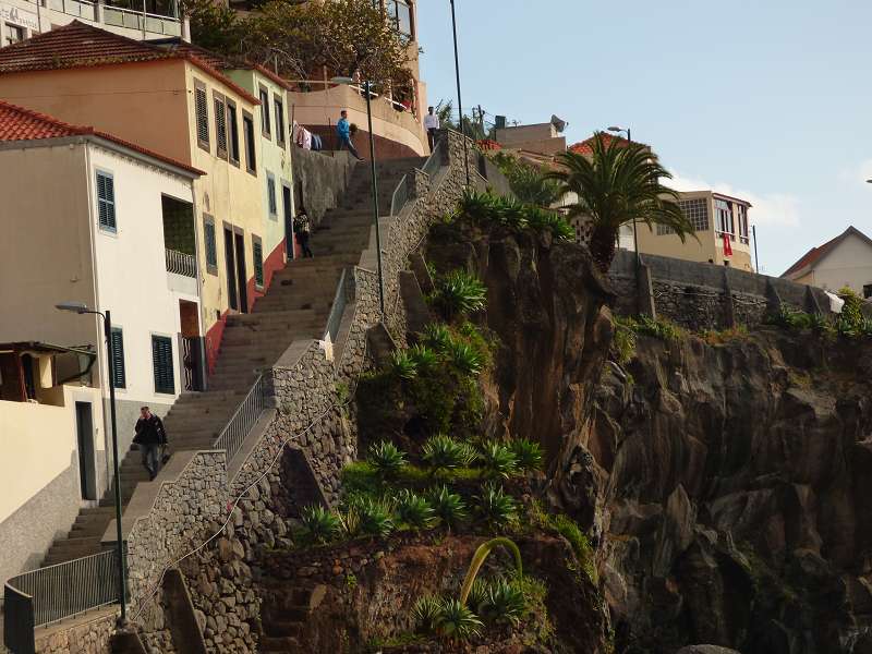 Madeira   camara de lobos Bucht der Seelwen Churchillbucht der madeirensische Fischerort Lieblingsort von Winston Churchill