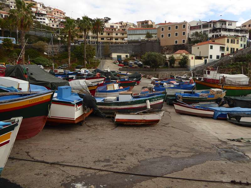 Madeira   camara de lobos Bucht der Seelwen Churchillbucht der madeirensische Fischerort Lieblingsort von Winston Churchill