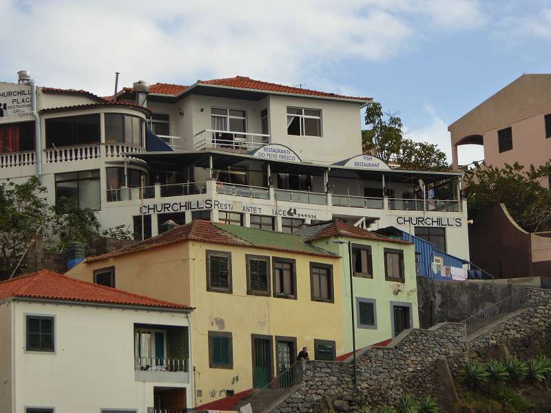 Madeira   camara de lobos Bucht der Seelwen Churchillbucht der madeirensische Fischerort Lieblingsort von Winston Churchill