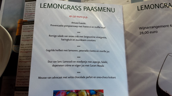 Lemongrass Passdagmen  Ostermenue 2015