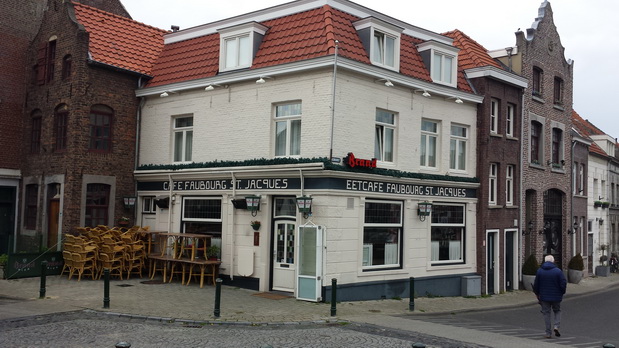 Roermond Maas  Mund der Rur  Marktplatz Kirche