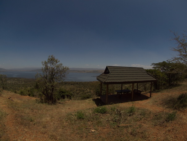 Lake Nakuru Baboon Lookout Fisheye 