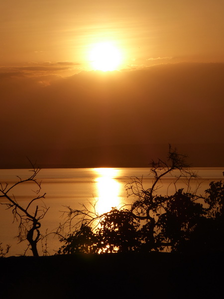  Kenia  Lake Baringo Island Camp sunrise