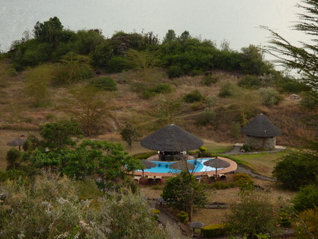 Sunbird Lodge   Lake Elementaita   Kenia   Lodgearea Pool