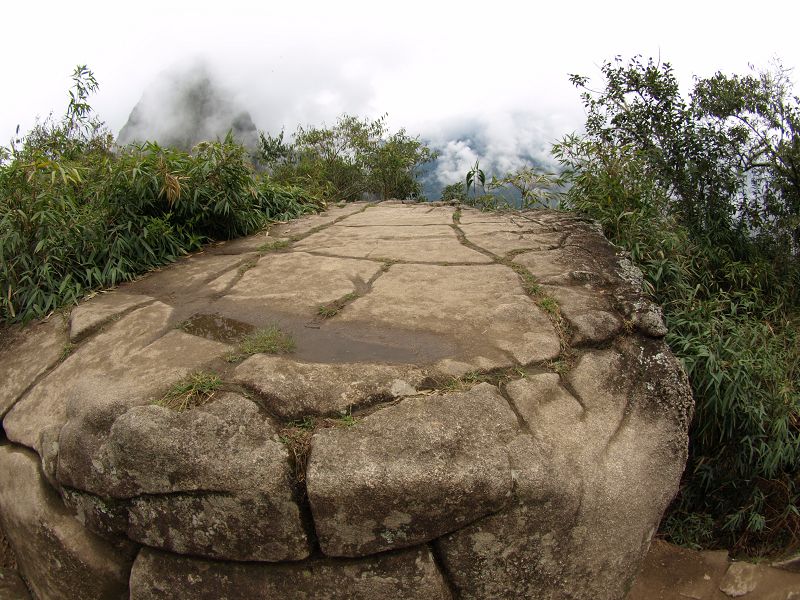 Machu Picchu holy mountain rockformation  Aquas calientes