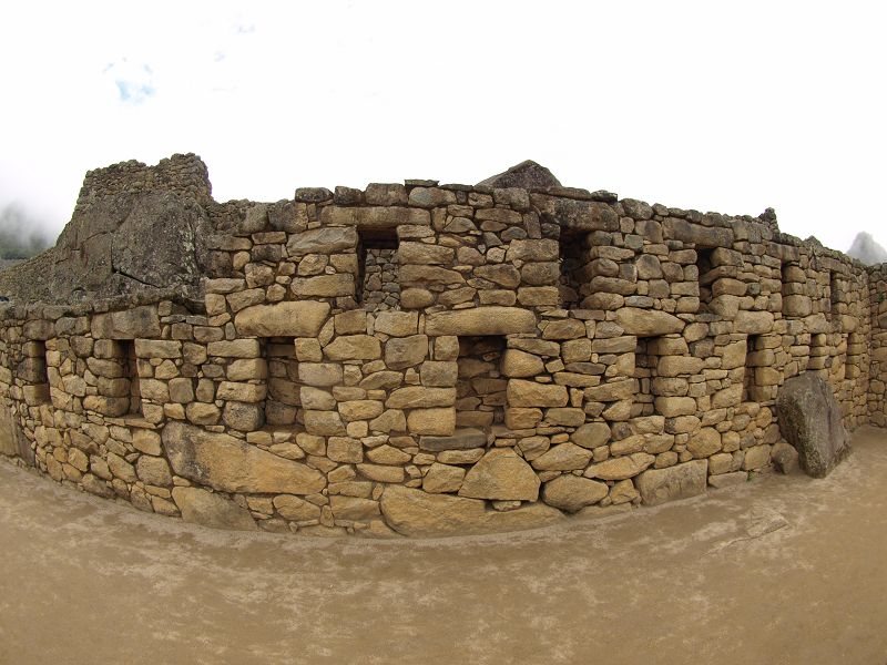 Machu Picchu holy mountain rockformation  Aquas calientes