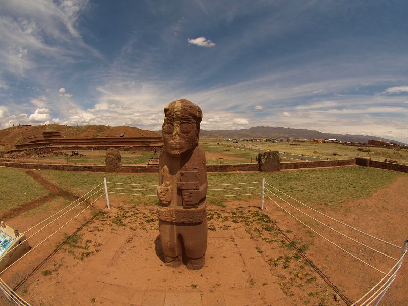 Tiahuanacao Tiwanaku Prä Inka Kultur La Paz Bolivien  Puma Punku Pukara Kultur 