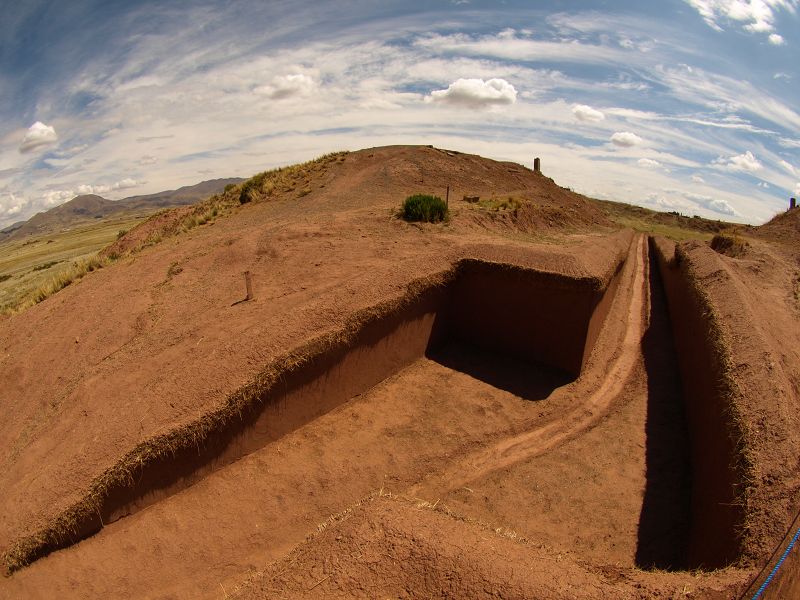 Tiahuanacao Tiwanaku Prä Inka Kultur La Paz Bolivien  Puma Punku Pukara Kultur 