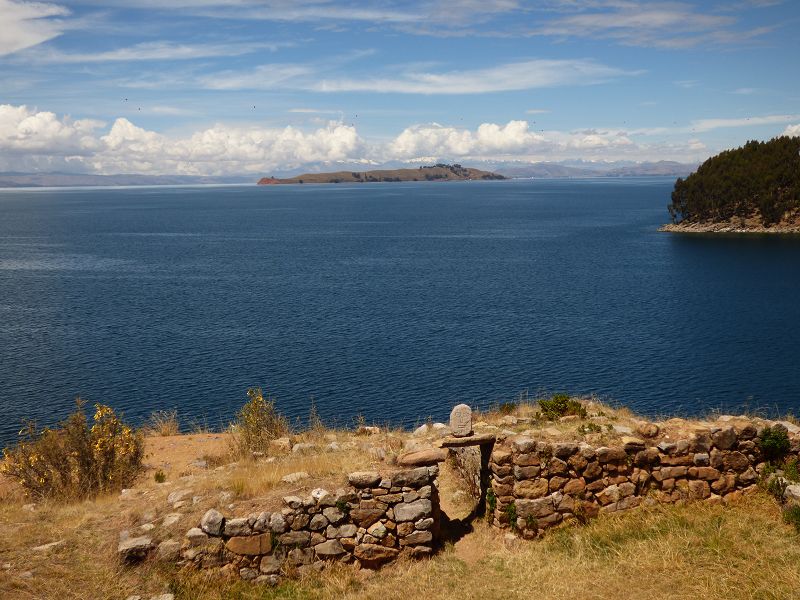 Bolivien Copacabana Lago Titikaka  Lago Titicaca Titicacasee Isla del Sol Isla de Luna