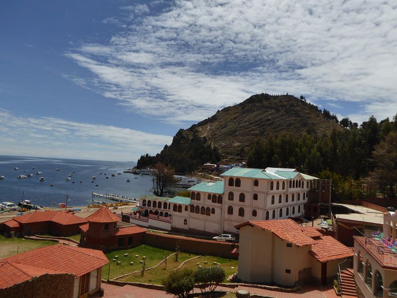 Bolivien  Copacabana  Lago Titicaca Titicacasee Hotel Rosario del Lago Boutique Hotel