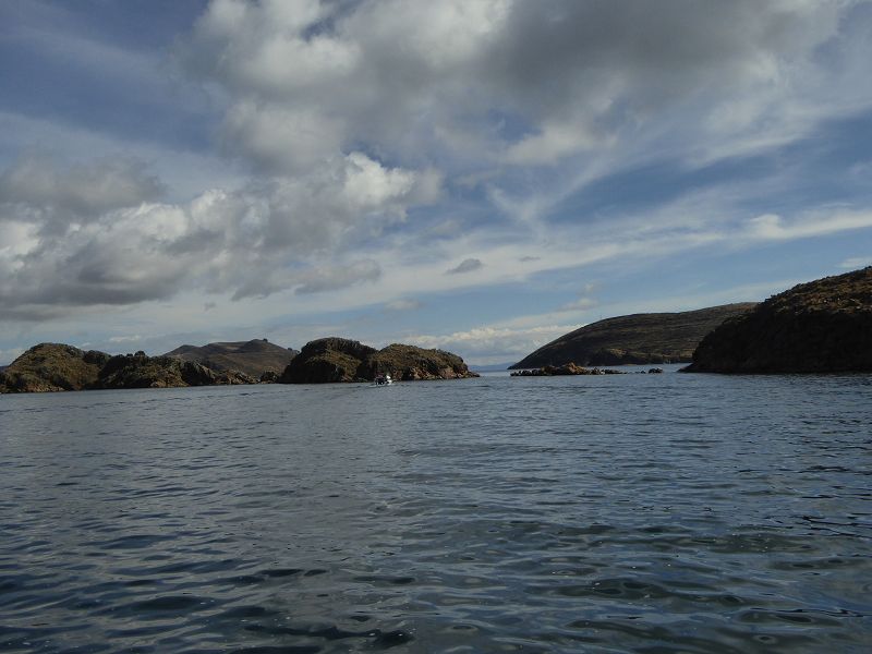 Bolivien  Copacabana  Lago Titicaca Titicacasee Schiff Barca 