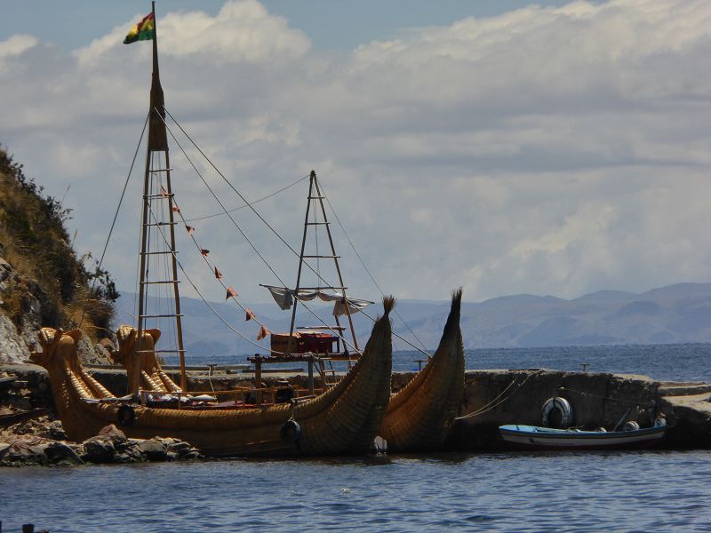 Bolivia Copacabana Lago Titikaka  Lago Titicaca Titicacasee Isla del Sol Isla de Luna