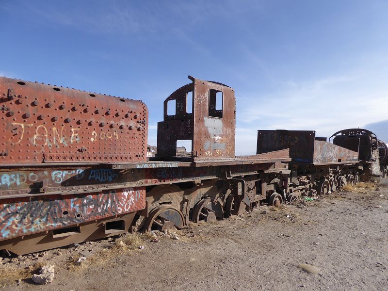 Uyuni Hotel Luna Salada Uyuni Luna Salada Eisenbahn Ferrocarril Train Cementary Oruro