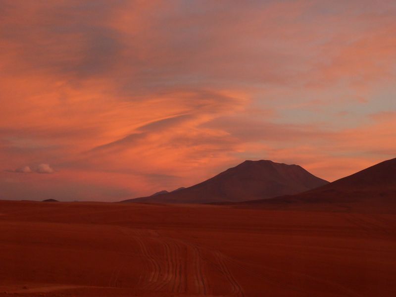 Bolivien Salar Anden Andes Salzsee Saltlake  Hotel Tayka del Desierto auf 4600 m 