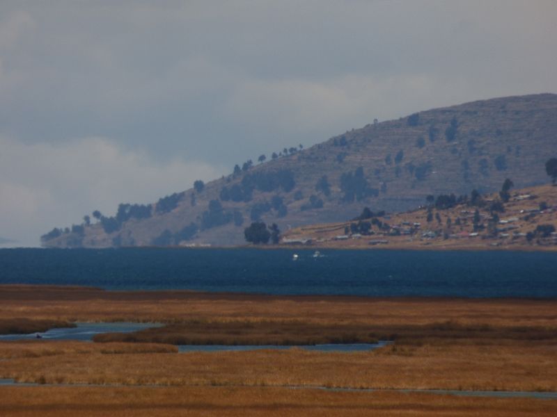 Lago Titicaca Titicacasee Schilfinseln Uros 