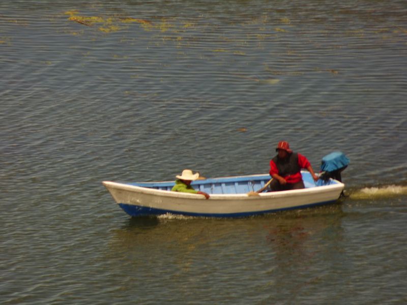 Lago Titicaca Titicacasee Schilfinseln Uros 