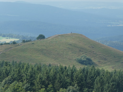 Wasserkuppe Rhön Blick auf Poppenhausen