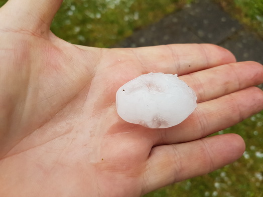 Hagel Juni 2017 Taubeneigross