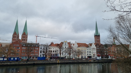 Lübeck Traveufer gegenüber Raddisson