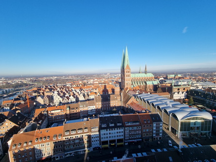  St.petri  Restaurierte evangelische Kirche von 1170 mit Café und Aussichtsturm 