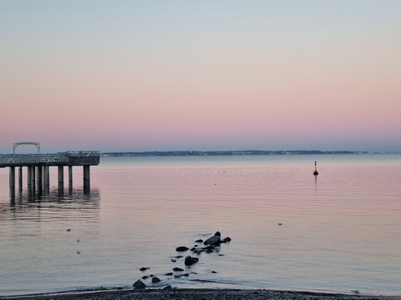 niendorf seaside sundowner at winter