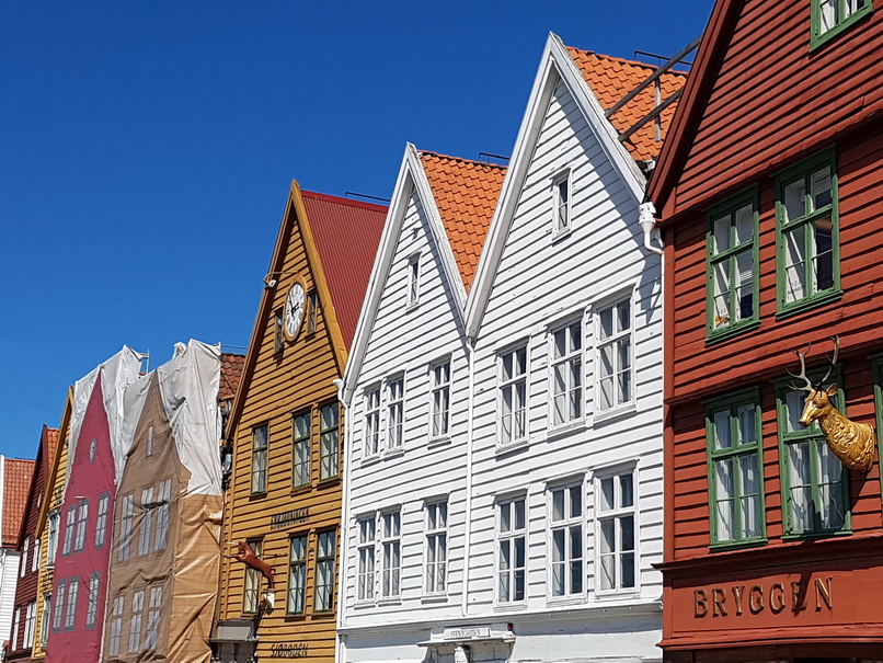 Bergen Bryggen Hanse Kogge  Handelshäuser 