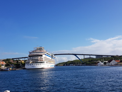 Curacao Willemstad Emmabrug Curacao  Willemstad Knigin-Emma-Brcke