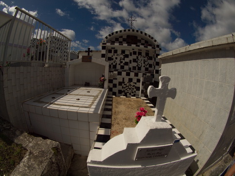 Guadelope Friedhof von Morne-a-l ' eau FisheyeGuadelope Tombs von Morne-a-l ' eau  Fisheye  