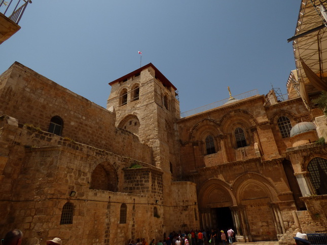 JERUSALEM Kirche vom heiligen Grab Jesu  größtes Heiligtum der Christen  Jeusalem Grabeskirche