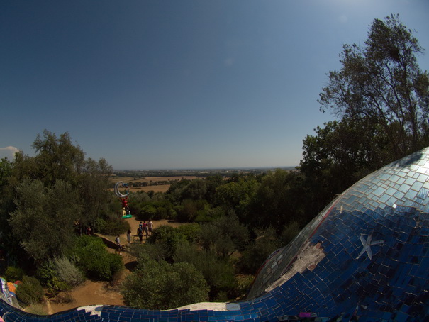 Giardino de Tarochi  Tarot Garten niki de saint Phalle nanas Fisheye