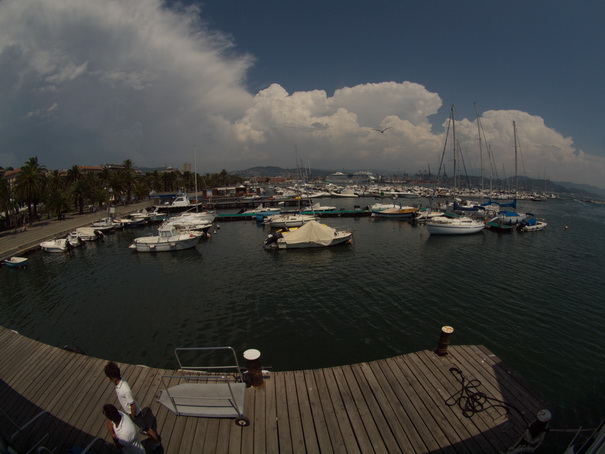 La Spezia 5 Terre Insel Palmaria portovenere fisheye