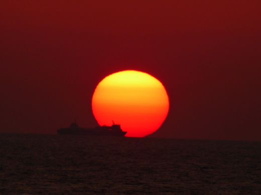 Olbia Sardinien Capo Testa Sundowner