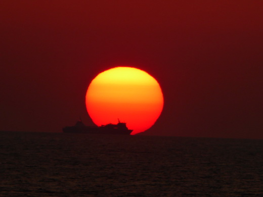 Olbia Sardinien Capo Testa Sundowner