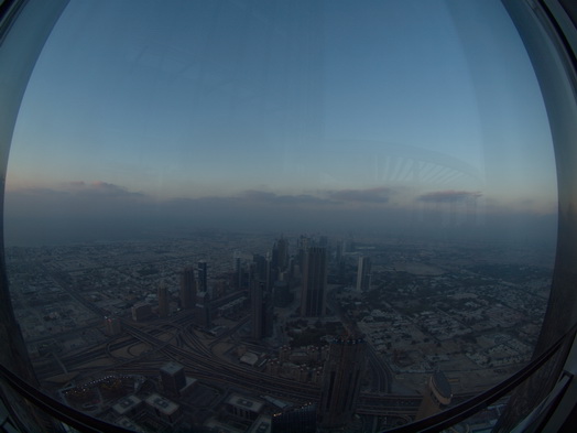 Dubai  Khalifa Fish eye 